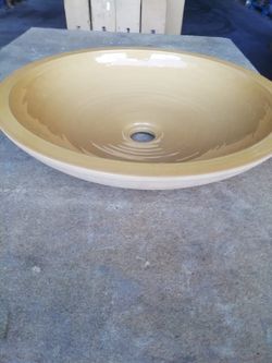 Lavabo de fango semi encastre, Mostaza, Aq11 de Vitra VITAQ24R3001A