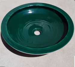 Lavabo semi-encastré en boue, Cobalt Green, Aq11 par Vitra