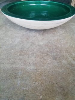 Lavabo semi-encastré en boue, Cobalt Green, Aq11 par Vitra