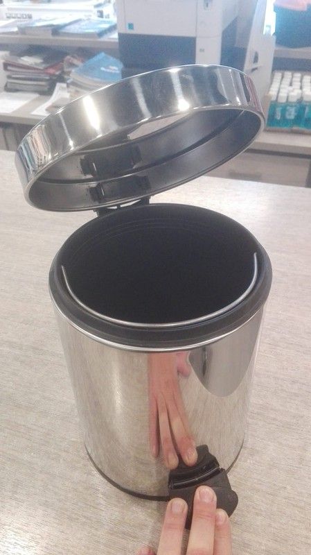 Poubelle WC ronde 3L