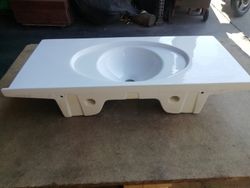 Lavabo rectangular de 80cm, Cala de Vitra ARTAQ4