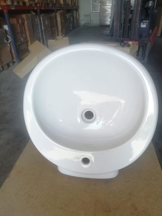 Lavabo rond avec pied intégré, Istanbul par Vitra