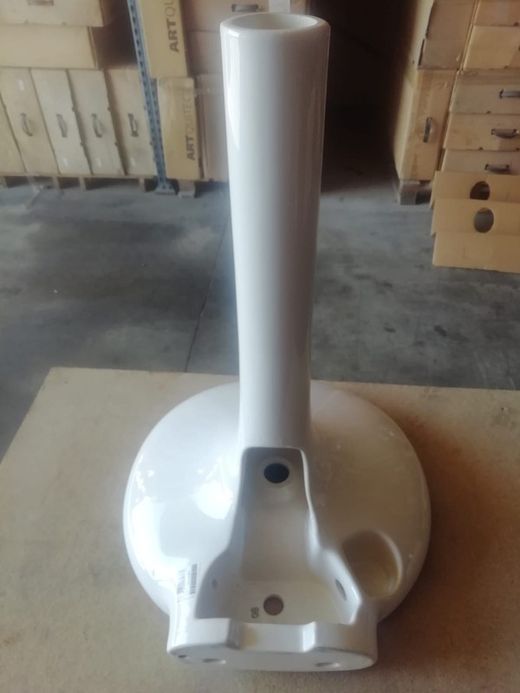 Lavabo rond avec pied intégré, Istanbul par Vitra