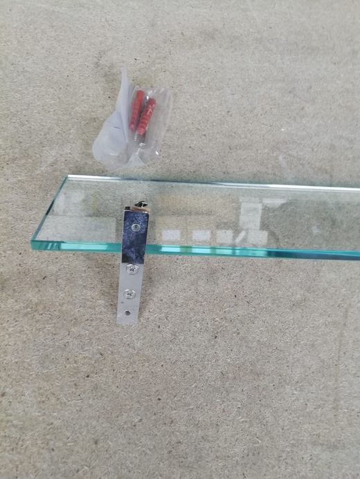 Étagère de salle de bain avec verre transparent, Vitra