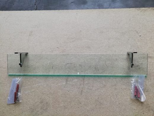 Étagère de salle de bain avec verre transparent, Vitra