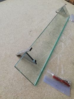 Étagère de salle de bain avec verre transparent, Vitra