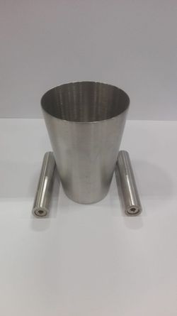 Porta-escova de copo montado na parede