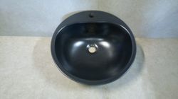 Lavabo à encastrer noir, Rapsel par Vitra