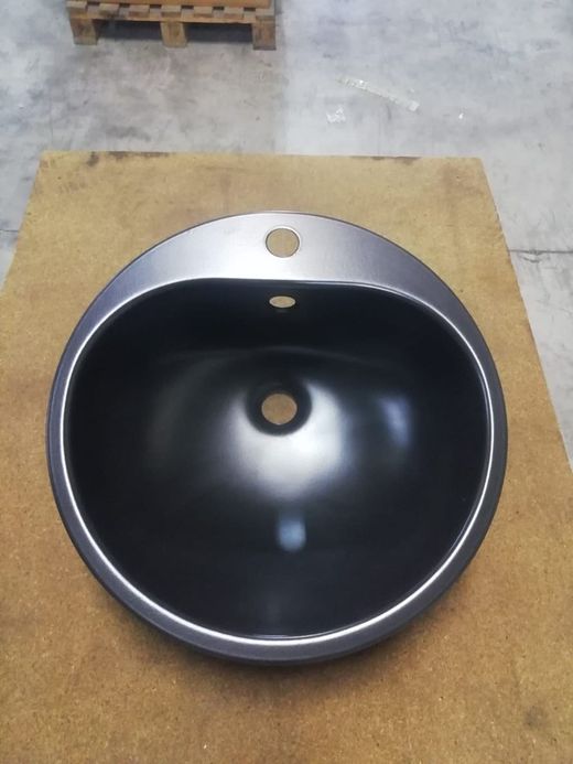 Lavabo à encastrer noir, Rapsel par Vitra